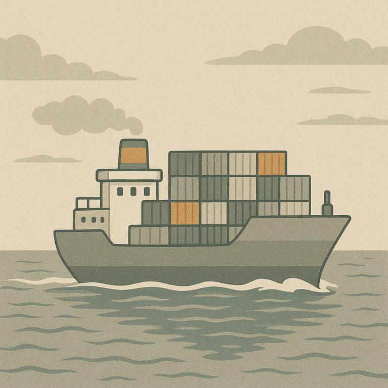 Forsvar ut, shipping inn